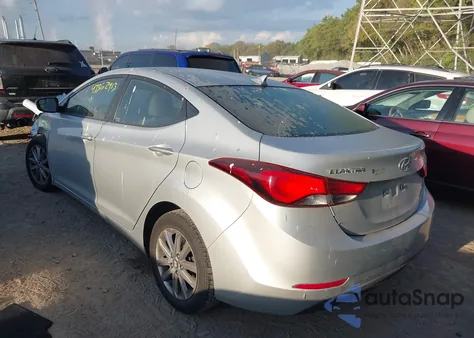 2015 Hyundai Elantra Se z USA, uszkodzony, nr VIN 5NPDH4AE9FH554550